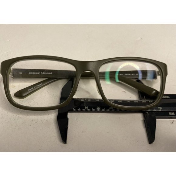 Prodesign Denmark Eyeglasses Frame Green Brown 1762-1 c.9631 53-16-130 CJ Case - Picture 10 of 11